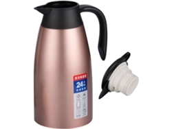Jarra Térmica De Acero Inoxidable 304 De 2 Litros, Para Té, Café, Pp, Diseño Elegante.