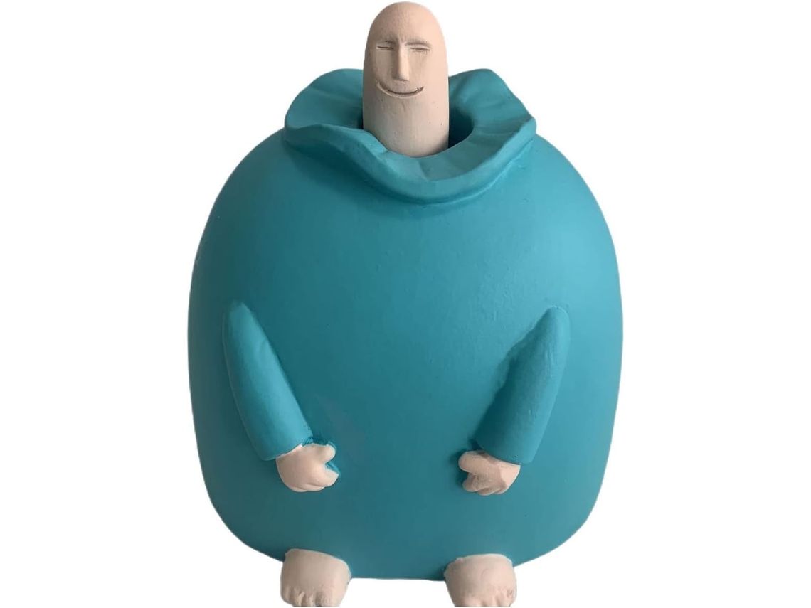 Estatua del dedo medio, maza de resina para decoración de oficina.