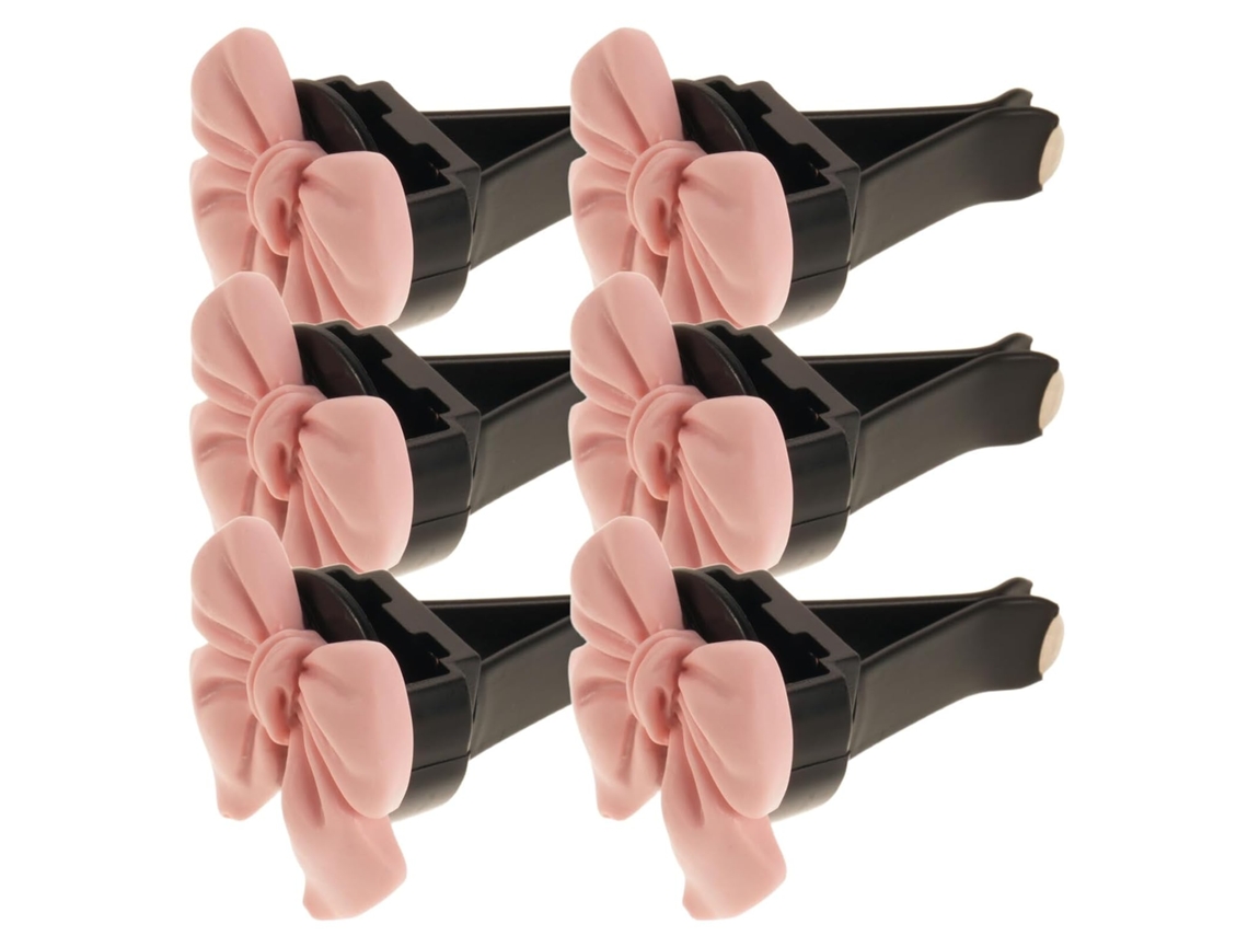 Juego De 6 Clips Difusores De Ambientador Para Coche, Lazos Decorativos Para El Salpicadero Y Las Puertas.