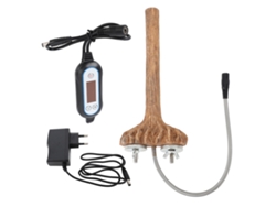 Percha Calefactable Para Jaula De Pájaros Con Control Inteligente De Temperatura, Resina, Enchufe Europeo De 100-240 V.