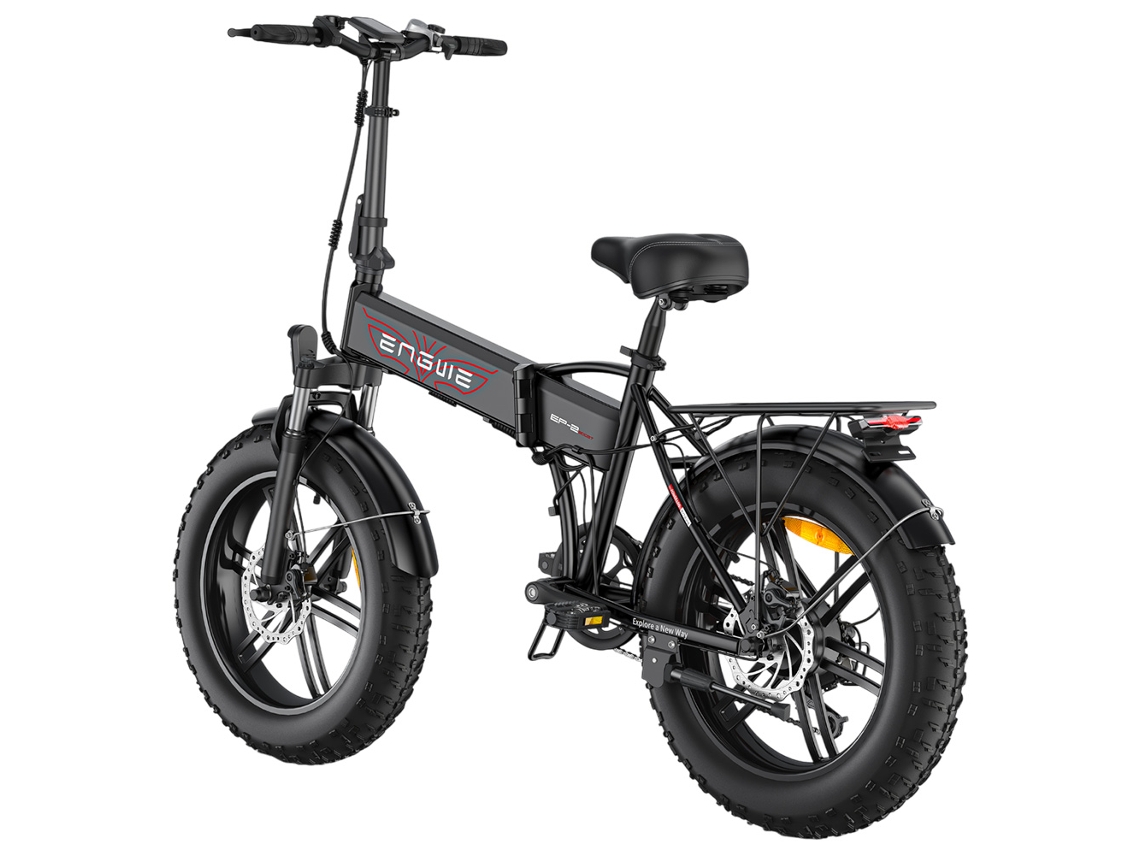 Bicicleta eléctrica plegable Engwe EP-2 Boost 250W, batería de 48V 13Ah, neumáticos anchos de 20x4.0”, autonomía de hasta 120 km, velocidad de 25 km/h, sensor de par, Su