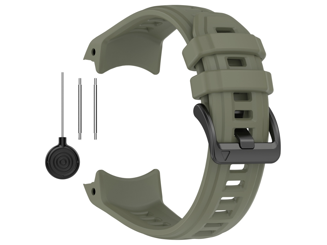 Bracelete Em Silicone Para Garmin Instinct 3 45mm Verde Militar Hexinyigjly