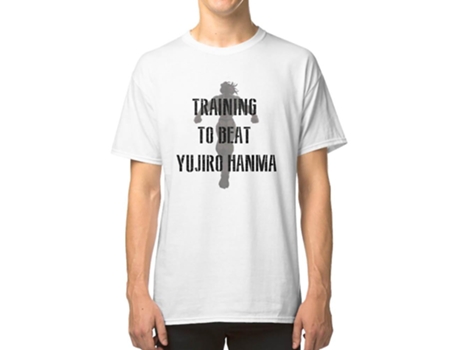 Camiseta para Homem Training To Beat Yujiro Hanma ROCKINSTONE (XXXL - Algodón - Multicolor)