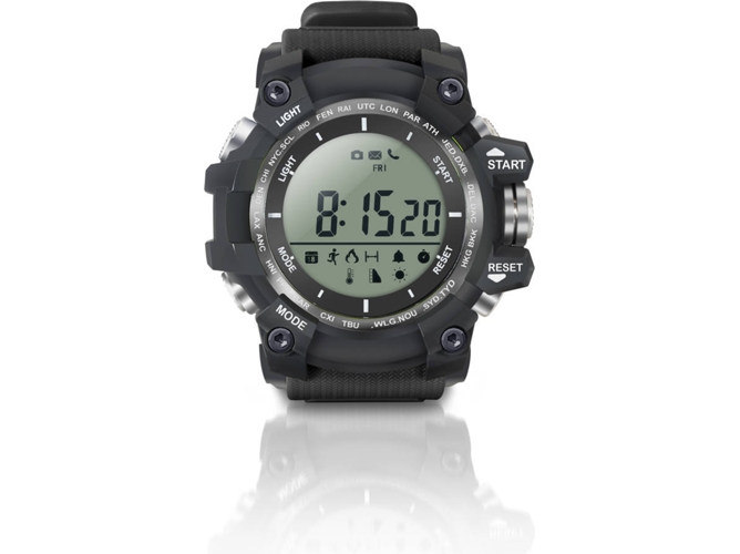 Smartwatch Waterproof 30 m Negro