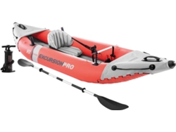 Kayak INTEX rojo de PVC (305 × 91 × 46 cm - Naranja - PVC)