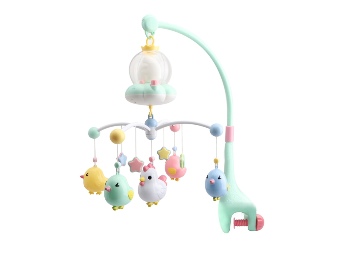 Jinwei-móvil Para Cuna Bebé Musical Con Rotación Y Caja De Música, Campanilla Colgante Para Niño En Niñera