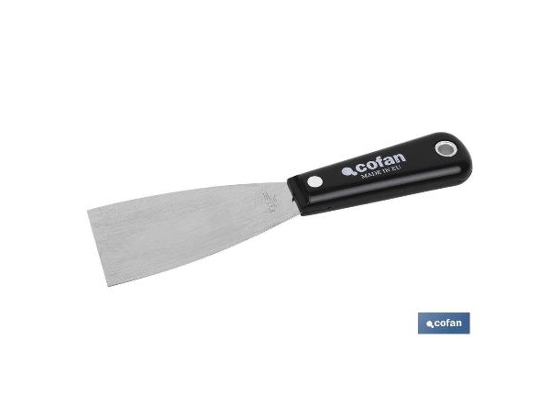 Espatula inox con mango abs 200mm