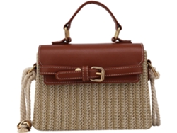 Bolso De Mano Tejido Impermeable, Bolso De Hombro Ligero Con Malla Abierta