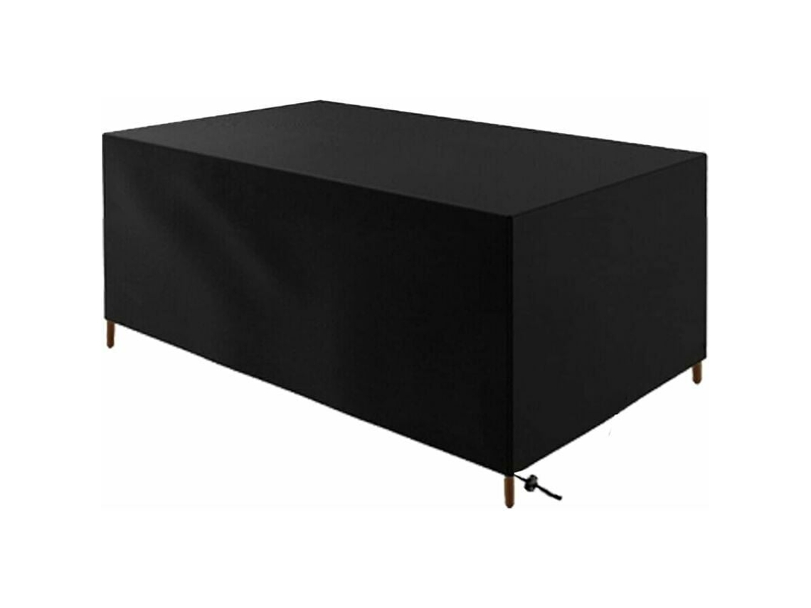Fundas para muebles de patio resistentes a la intemperie, revestimiento de PVC reforzado para mayor protección, correas ajustables para un ajuste seguro en varios patios.