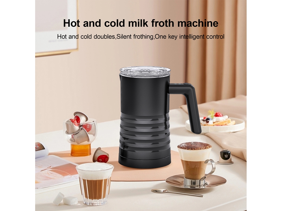 Espumador De Leche Eléctrico 4 En 1 Con Vaporizador, 400 W, 580 Ml, Para Café, Capuchino, Latte Y Chocolate.