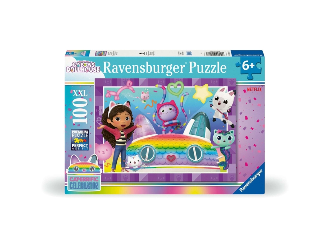 Rompecabezas de la casa de muñecas Gabbys de Ravensburger (100 piezas, XXL, 12004117, P25)