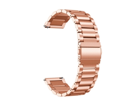 Correa de reloj de acero inoxidable de 20/22 mm Universal para Ticwatch/Moto 360 2nd 460/Samsung Gear S3/HUAWEI GT Correa de metal rose gold_20CM