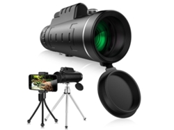 Telescopio monocular para adultos, 40x60 HD, prisma de alta potencia, impermeable, color negro Yizhood