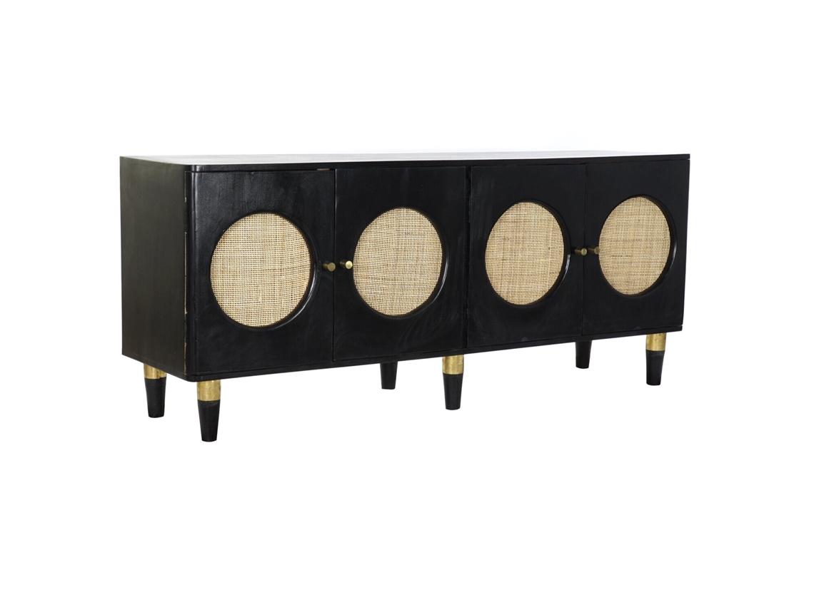 Buffet Mango Ratán Negro 150x40x65cm