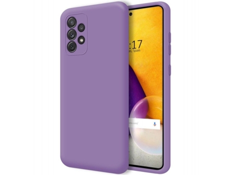 Carcasa Samsung Galaxy A72 TUMUNDOSMARTPHONE Silicona Líquida Morado