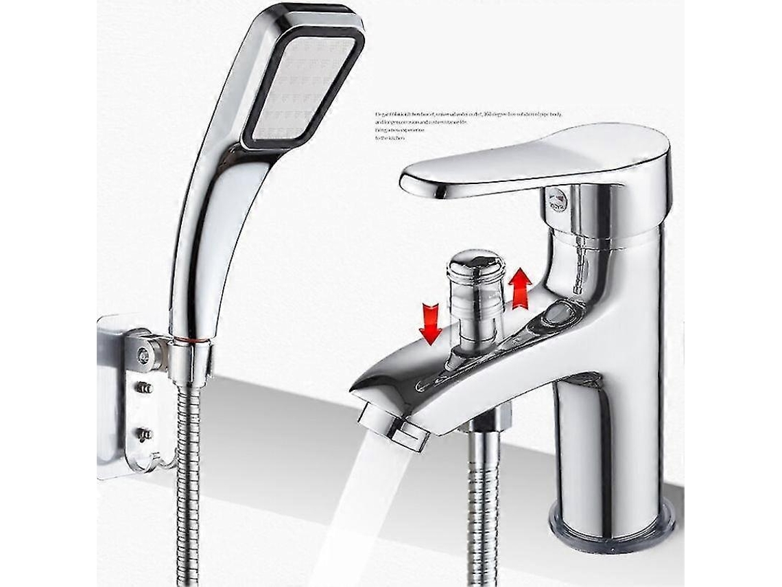Grifo De Ducha Mixto De Acero Aleación Con Dos Salidas, Termostato Y Kit De Regadera Presurizada Para Baño