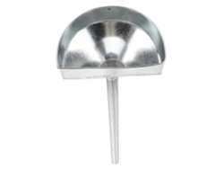 Funil De Combustível Para Carro De Tamanho Médio (20 Cm) Em Ferro Galvanizado Com Filtro.