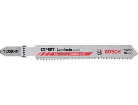 Hoja de Sierra de Calar BOSCH T128 Bhm Expert ‘Laminate Clean’ - 3 Un