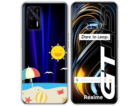 Carcasa Realme GT 5G TUMUNDOSMARTPHONE Dibujos Transparente Multicolor