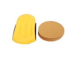 Juego De 16 Piezas De Placas De Soporte Para Ganchos De Ratón, Papel De Lija Elástico, Discos De Esponja, Almohadillas De Lijado Autoadhesivas Y Almohadillas De Lijado Manuales.