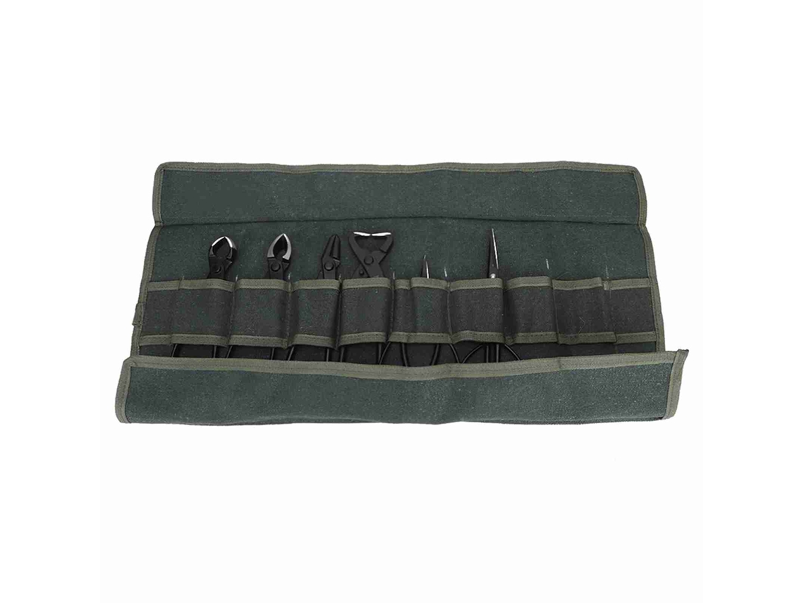 Tijeras de podar multifuncionales para bonsái (juego de 6) con bolsa de almacenamiento