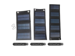 Cargador Solar Plegable De 4,5 W Y 5 V Con Puerto Usb, Portátil Y Resistente Al Agua Para Teléfonos Móviles, Tabletas Y Para Acampar.