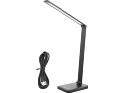 Lámpara de escritorio LED ajustable con control táctil, aleación de aluminio, 5 niveles de brillo, función SFUSHOS
