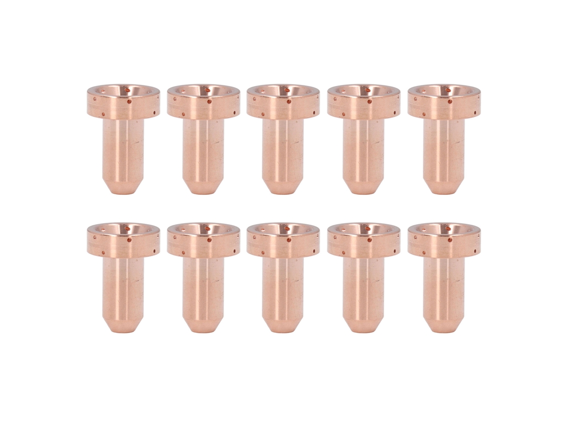 10 Boquillas De Latón Para Soplete De Corte Por Plasma De 60 A, Número De Pieza 9-8211, Para Sl60 Y Sl100