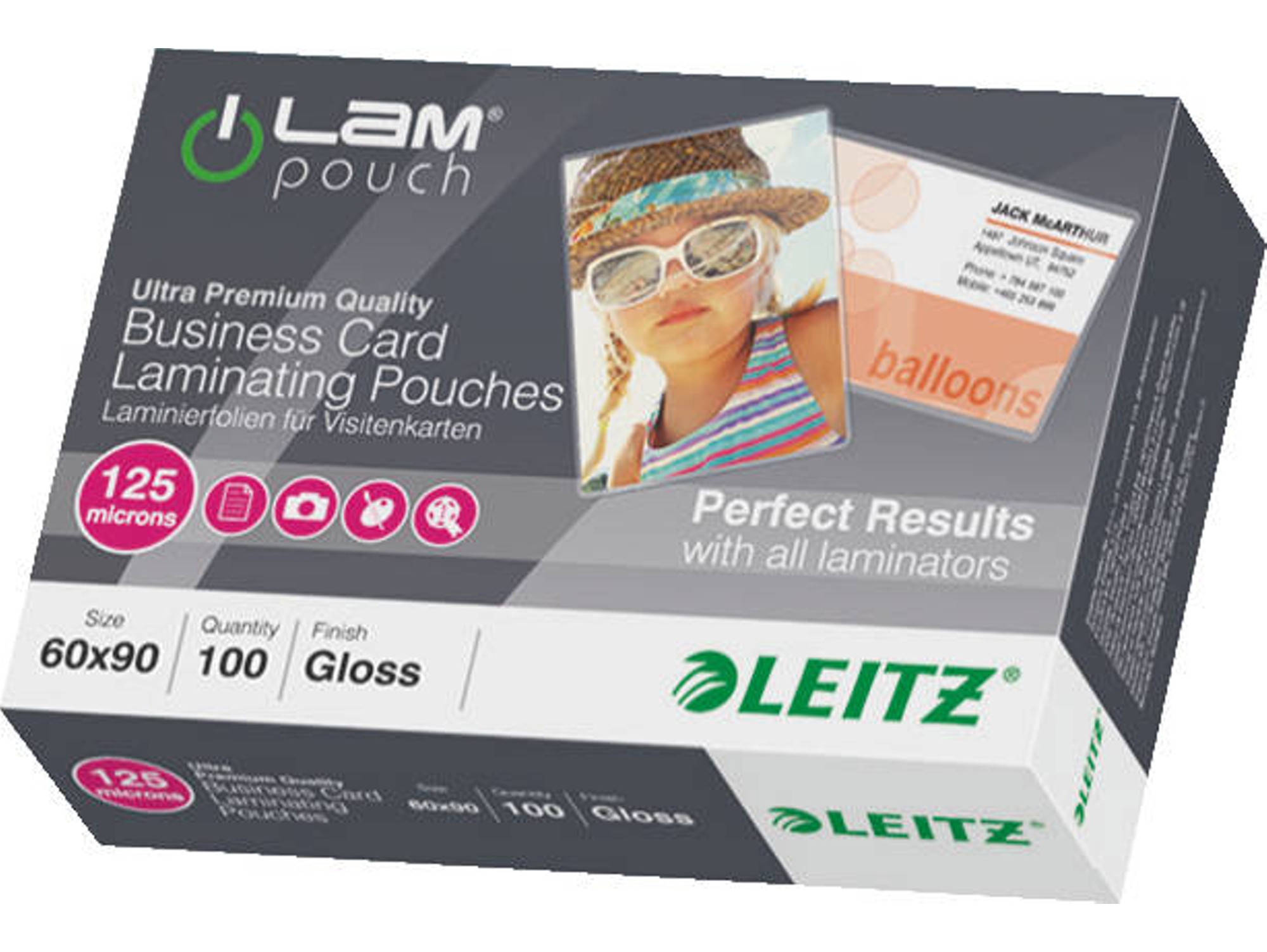 Fundas de Plastificar LEITZ 73690002 Transparente (100 un)