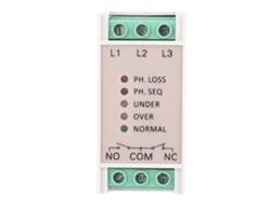 Protector De Secuencia De Fases Con Monitor De Potencia Trifásica De 415 Vca Para Sobretensión Y Subtensión.