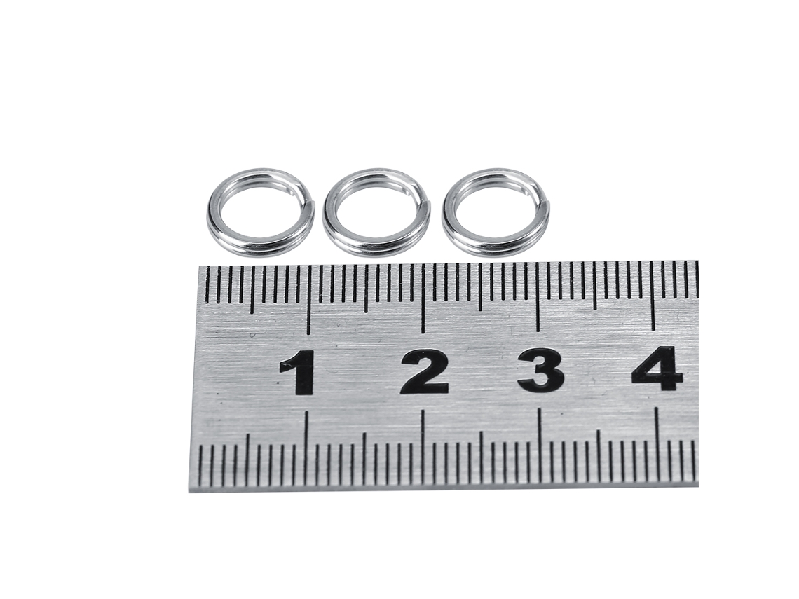2026rebe-100pcs Anillo De Separación De Presa De Acero Inoxidable Conector De Lure Para Pesca (10)