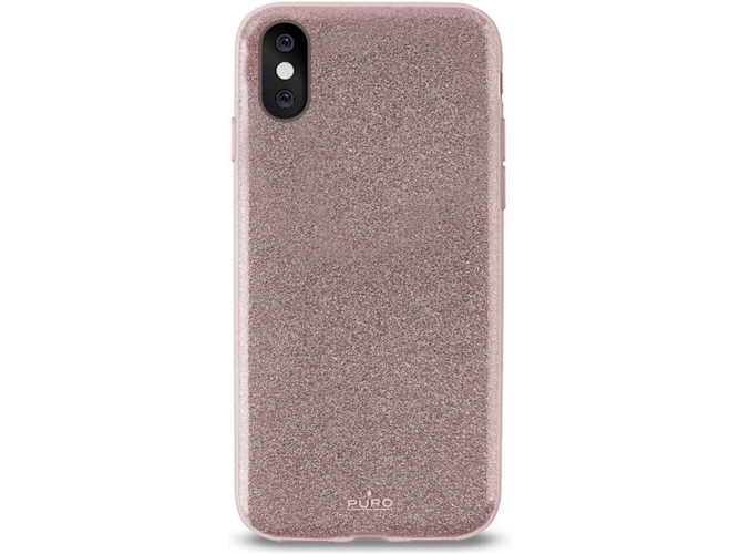 Funda iPhone X, XS PURO Shine Dorado