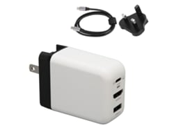 Cargador Plegable Gan De 65 W Con Usb-c, 3 Puertos Y Hdmi 4k 60 Hz Para Switch, Tv Y Monitor (enchufe Británico)