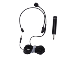 Micrófono De Auricular (interfaz 3.5mm Flexible Ajustable) Auricular Con Micrófono Inalámbrico Alámbrico