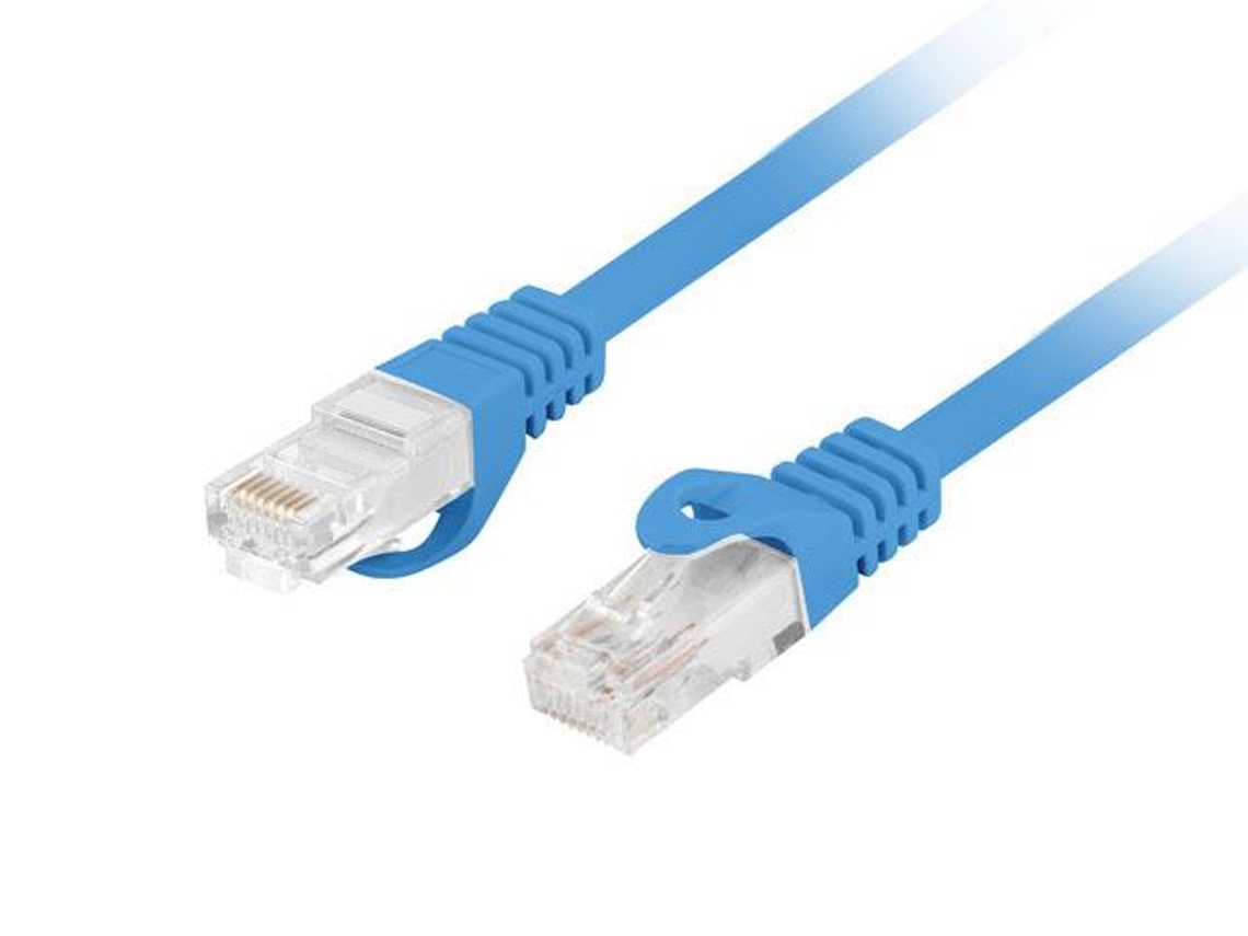 Cable De Red Lanberg Pcu6-10cu-1000-b Cat6 Utp Rj45 10 M Azul