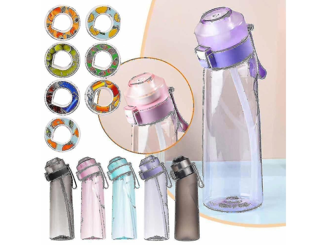 Botella Up con pajita, botella Airup Fitness para aroma deportivo, cápsulas sabor Chaberlu