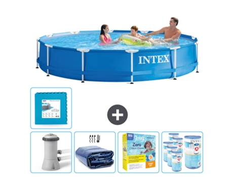 Piscina Tubular INTEX 28212GN-CB23 (6503 L - 366x76cm)