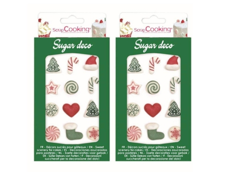 24 dulces adornos navideños - Dulce Navidad SCRAPCOOKING