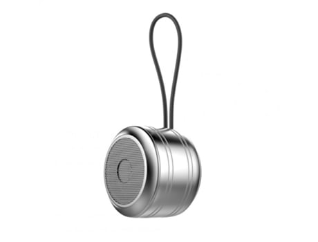 Altavoz Bluetooth Mini inalámbrico 5.0 con cordón de gran volumen portátil de viaje regalo de plata