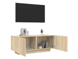 Mueble de TV 100x35x40cm Derivados de Madera Roble Sonoma