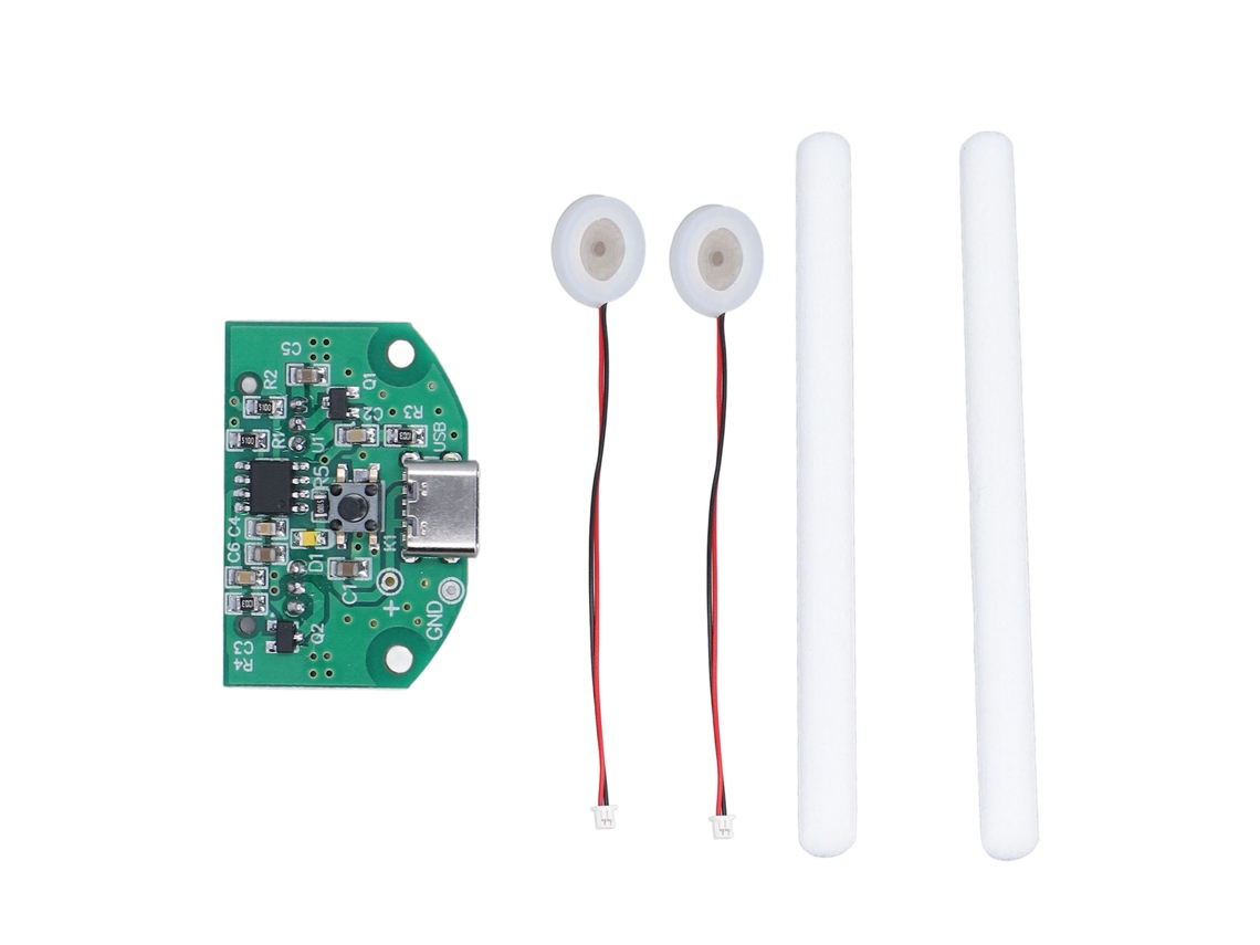 Módulo De Atomización Con Placa De 740 Orificios Y 5 Μm, Control Por Interruptor Para Humidificador Usb De 5 V.