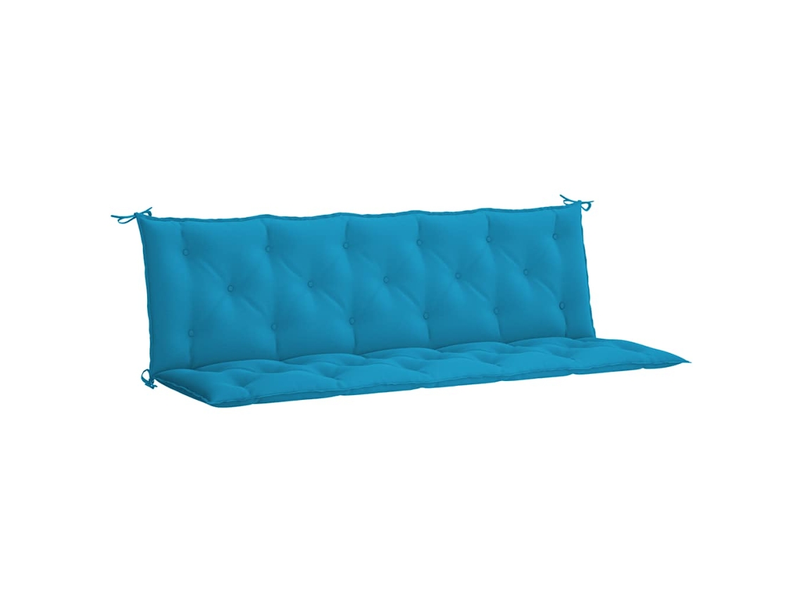 Conjunto 2 Cojín para columpio VIDAXL Azul Tela