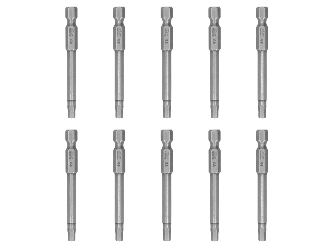 10 Peças De Parafuso De Broca Hexagonal 4mm Magnético Eléctrico Aço Duro Ferramenta Manual Hardware 65mm S1/4