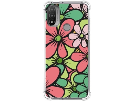 Carcasa Motorola Moto E20 TUMUNDOSMARTPHONE Dibujos Antigolpes Flores 02 Multicolor