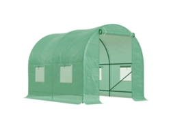 VPMKP - Invernadero túnel Outsunny 2,5x2x2 m PE140 cultivo jardín