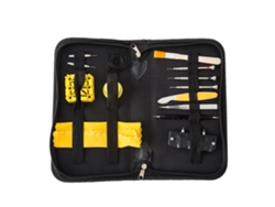 Kit Portátil De Herramientas Para Reparación De Relojes, 33 Piezas, Estuche Con Cremallera, Acero Cromo Vanadio.