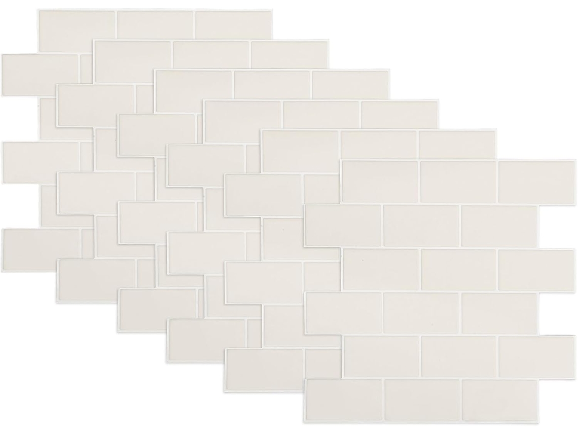 6 Pegatinas Impermeables De Pvc Para Azulejos De Pared, Resistentes Al Aceite, Para Cocina Y Baño.