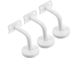 Soportes De Acero Inoxidable Para Barandilla De Escalera, 3 Unidades, Color Blanco, Juego De Piezas, Fijación.