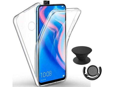 Kit Funda, Popsocket y Soporte Xiaomi Poco F2 Pro 360º Impact Protection Transparente