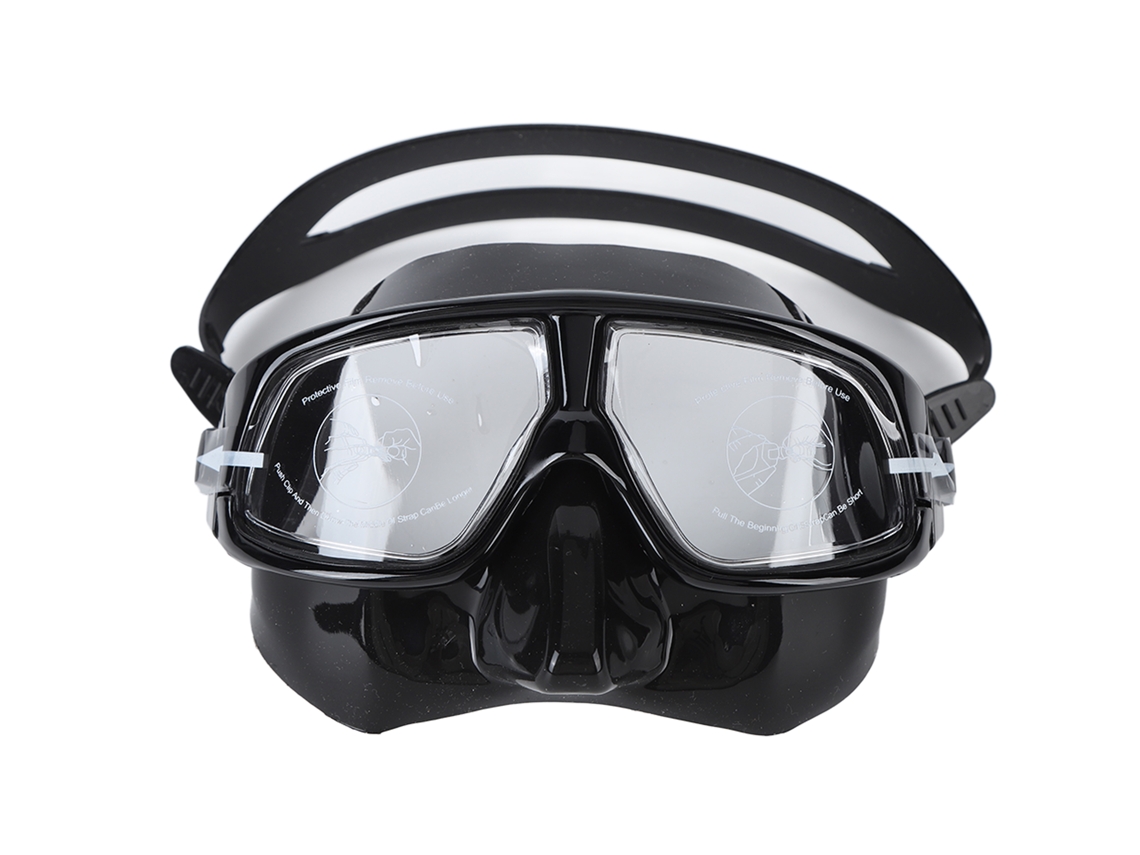 Vlrla-2026gafas De Natación Antifog Anti-uv Visión Clara Ajuste Estrecho Impermeables Para Snorkel Y Buceo Negro